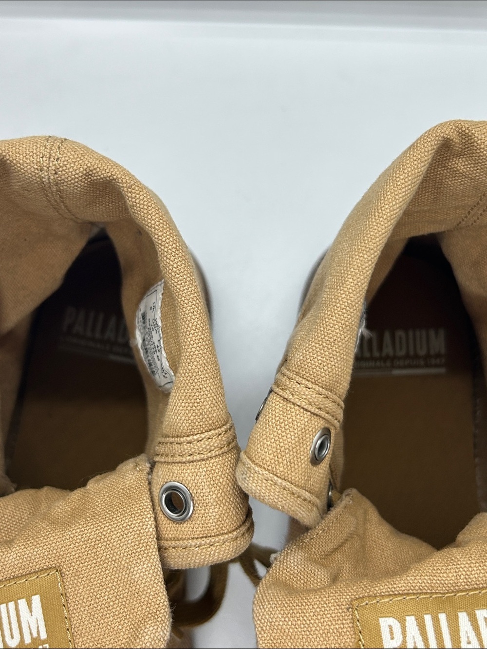 Palladium Women’s Pampa Baggy Wax 02353-209 Woodlin Canvas Boots  Size 10 - Picture 10 of 13